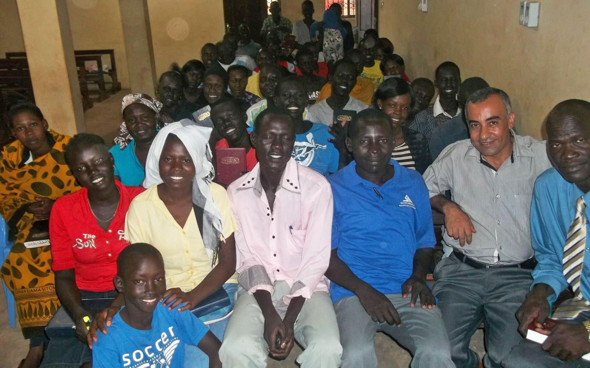 Gamil gründete im Südsudan 22 Gemeinden.