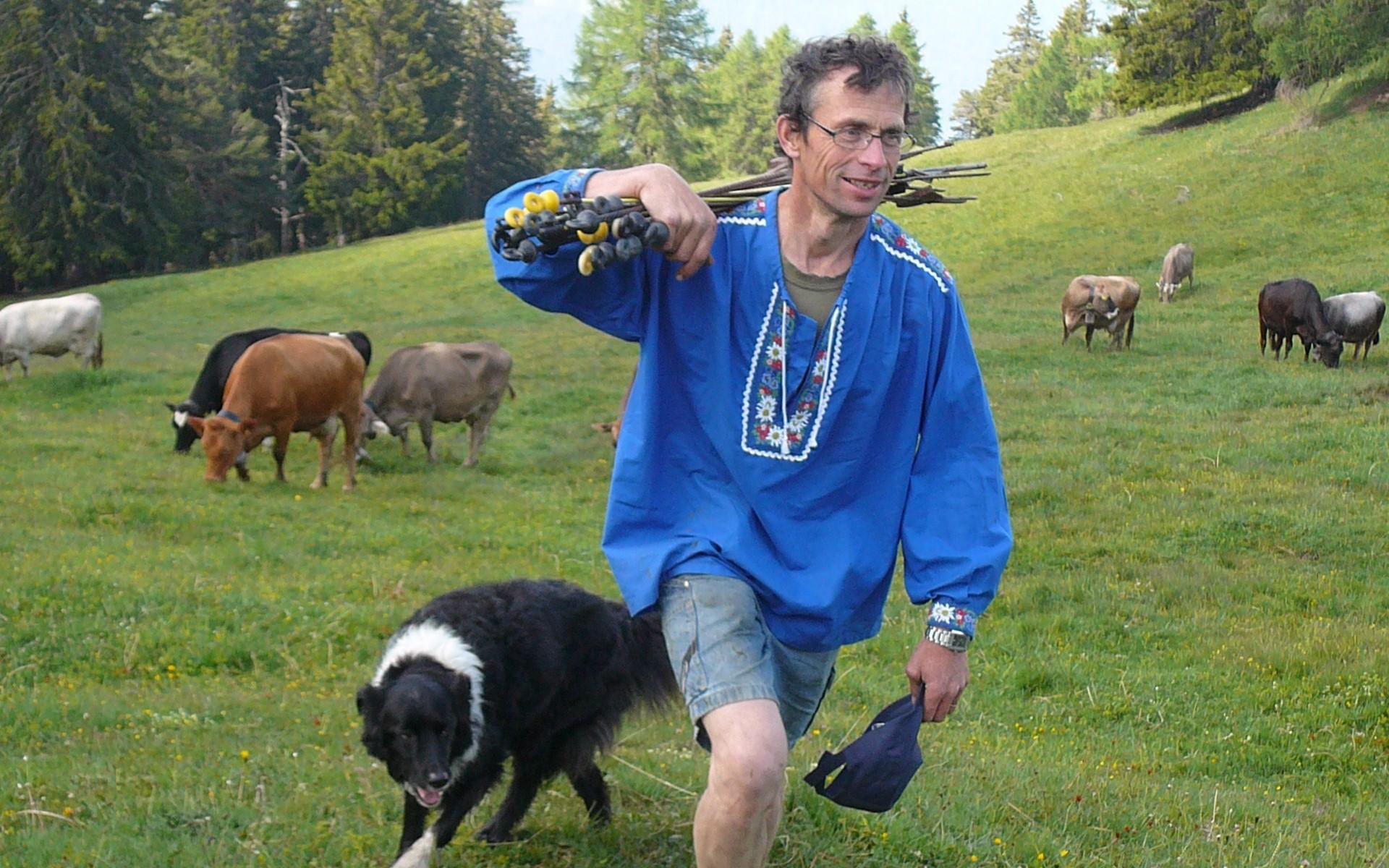 Christian Buchli bei der Arbeit 