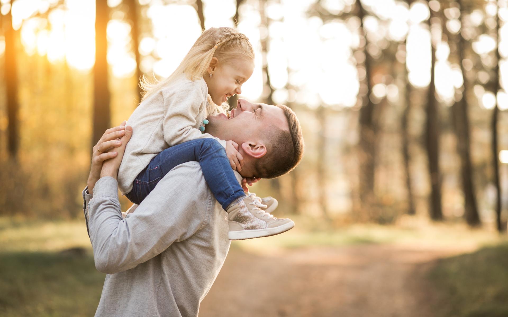 liebevoller Vater