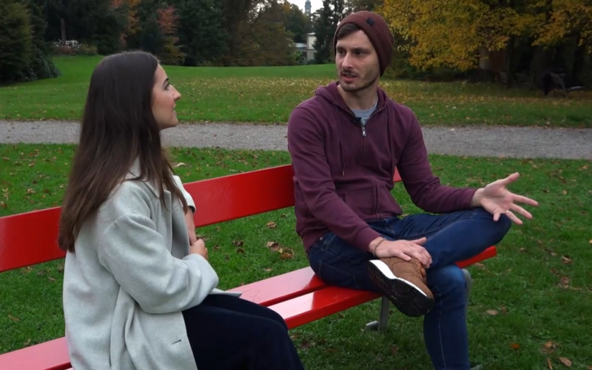 Beni Bleiker im Gespräch mit Annina Baer