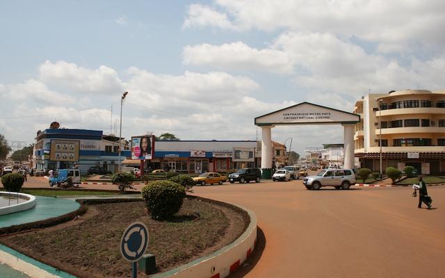 Einkaufspassage in Bangui