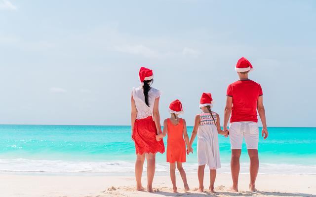 Weihnachten am Strand