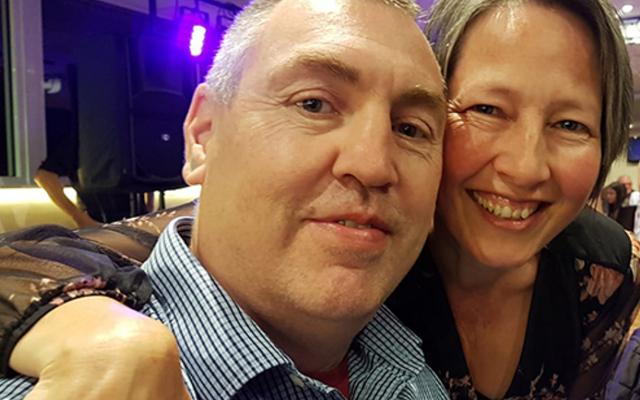 Paul Warwick und seine Frau Tara