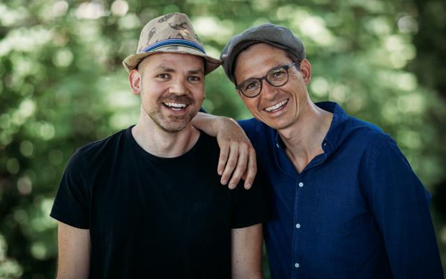 Beni und Christian Hunziker als Bruderboot