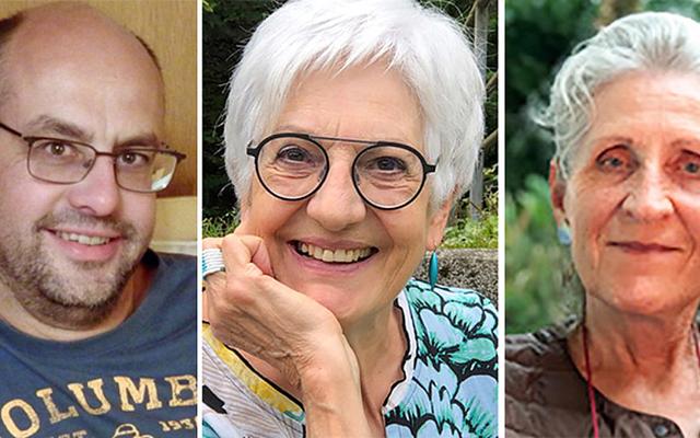 Erich Brun, Regula Fluck und Dora Rohner