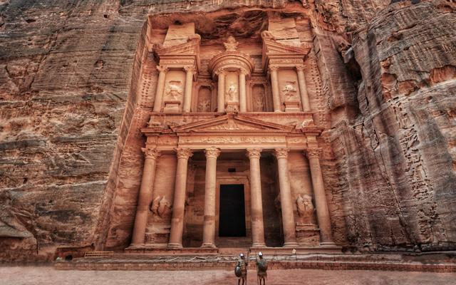 Petra, im heutigen Jordanien, war in der Antike die Hauptstadt der Nabatäer.