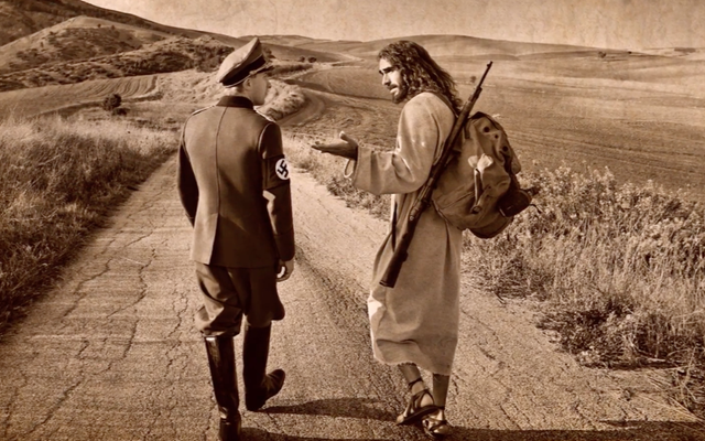 Jesus im Gespräch mit einem Nazi