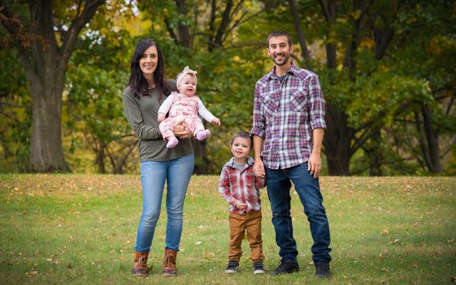 Kaitlin Richardson mit Familie