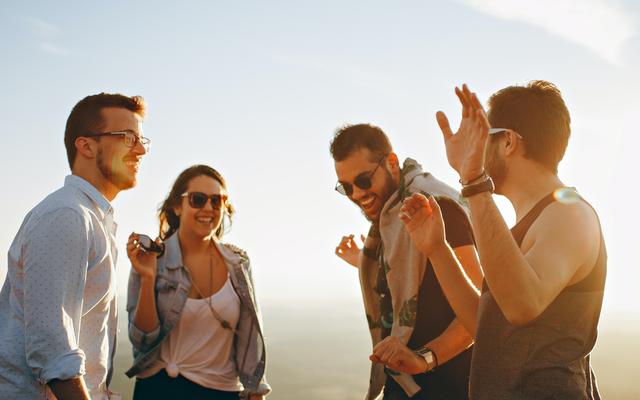 Freunde im Sommer