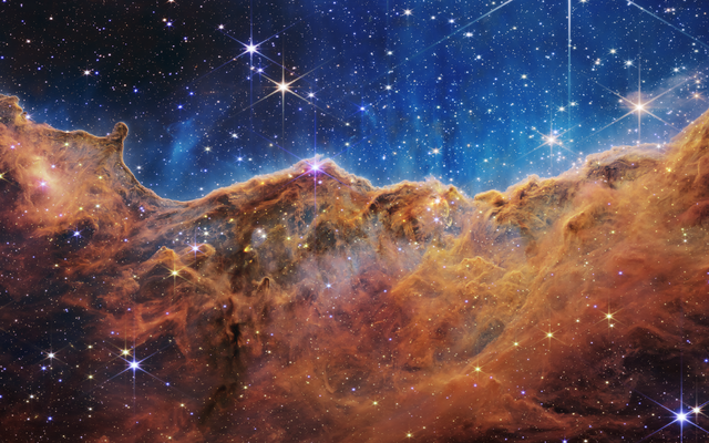 Aufnahme des Sternentstehungsgebiets NGC 3324 im Carinanebel