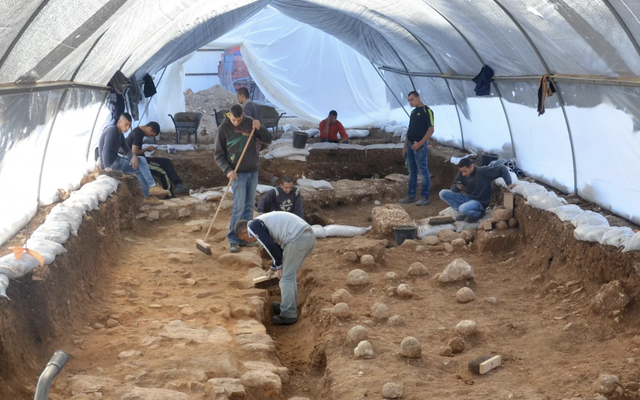Ausgrabungsarbeiten in Jerusalem (Bild: haaretz.com)