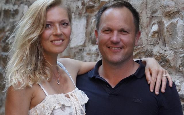 Gabriëlla Schaerer mit ihrem Mann
