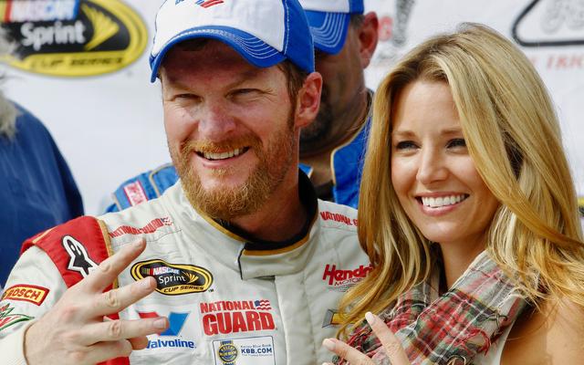 Kelley Earnhardt und ihr Bruder Dale
