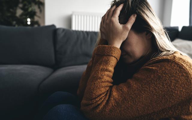 Frau in einer Depression