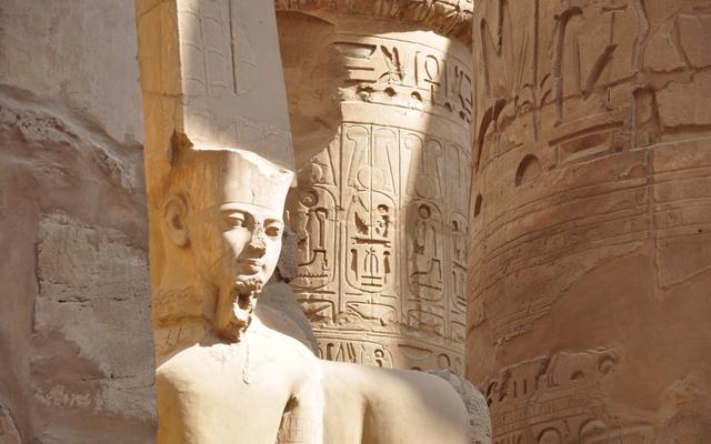 Eine Sandstatue in Ägypten. (Symbolbild)
