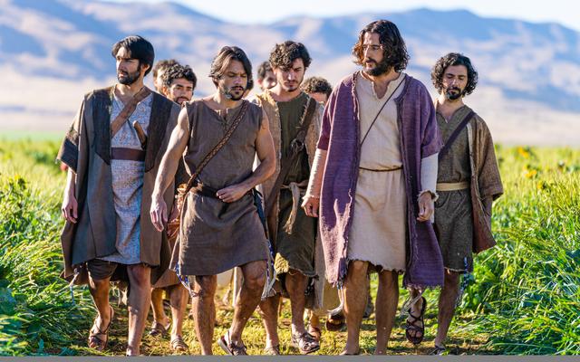 Jesus mit seinen Jüngern