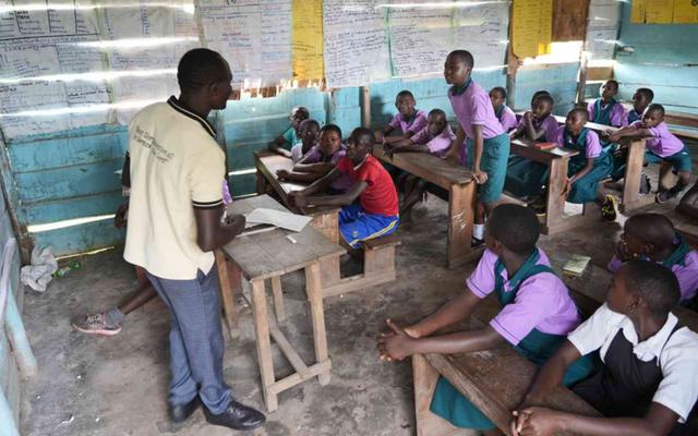 Eine Schule in Uganda