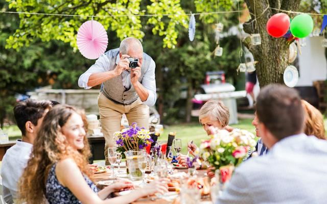 Konfirmationsparty im Garten