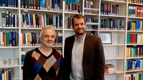 Professor Dr. Markus Schefer (links) und Mathias Duck