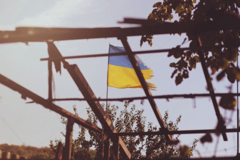 Ukrainische Flagge