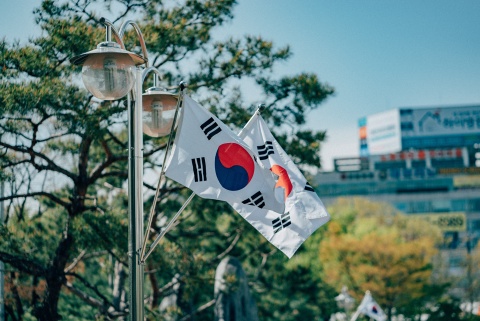 Südkorea Flagge
