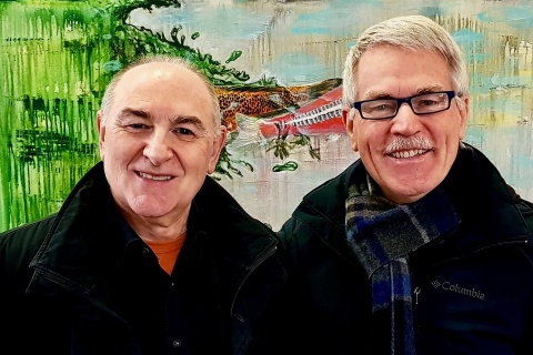 Carlos Martínez und Jean-Daniel von Lerber im Dezember 2022