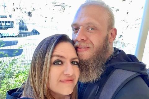 Natasha Nagel mit ihrem Mann Juan