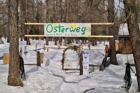 Osterweg in Pontresina