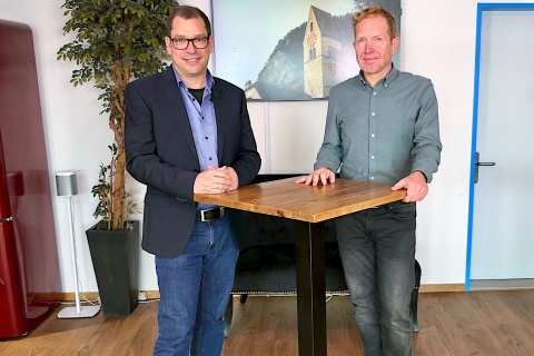 Peter Schneeberger und Thomas Schaufelberger im Livenet-Talk