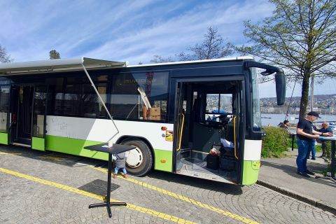 Der Living Bus im Einsatz