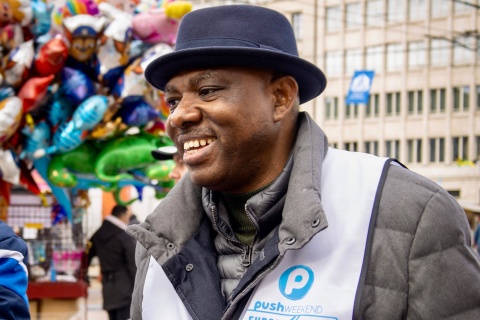 Pastor John E. Sagoe in Biel