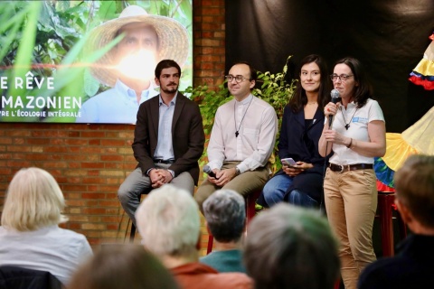Net for God-Team bei der Präsentation des Films «Der Traum des Amazonas»