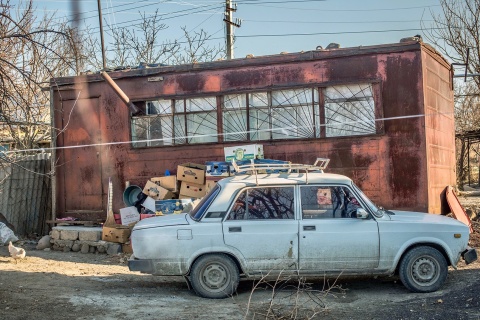Ein Wohncontainer in Armenien