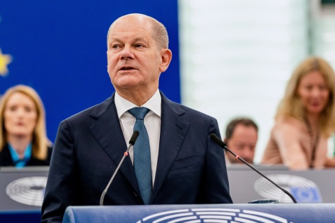 Deutscher Bundeskanzler Olaf Scholz