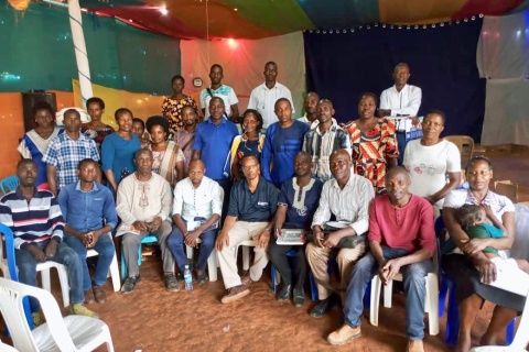 Treffen von Pastoren in Uganda