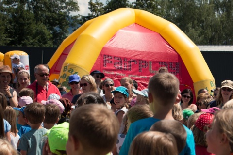 Kinder an dem Kirchentag 2018