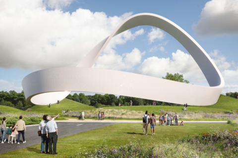 Design von der «ewigen Mauer erhöhrter Gebete»