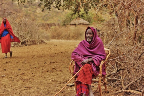 Mann aus Afrika