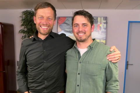 Matthias (Kuno) Kuhn und Michael Hertig im Livenet-Talk