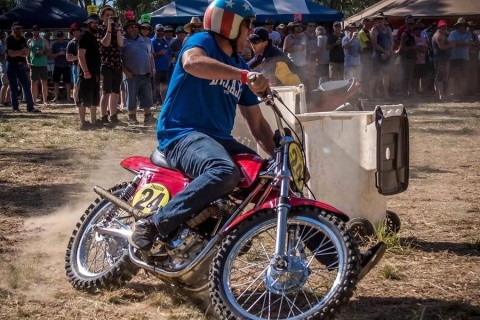 Graham Jenke auf seinem Bike