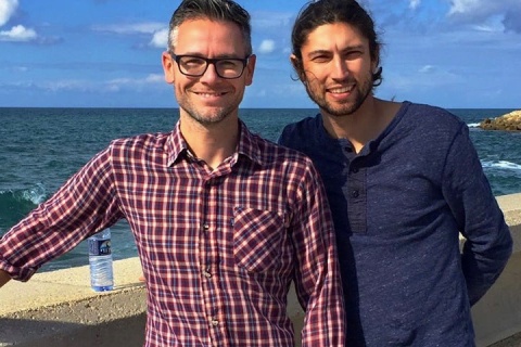 Die langjährigen Freunde, Tim Mackie (links) und Jon (Jonathan) Collins
