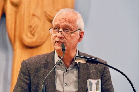 Professor Holger Eschmann bei seiner Abschiedsvorlesung