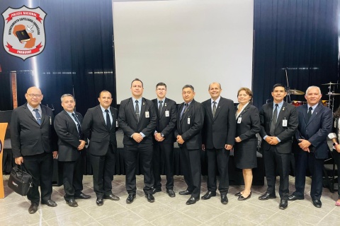 Einige Mitglieder des «Departamento Capellanía Evangélica Policía Nacional»