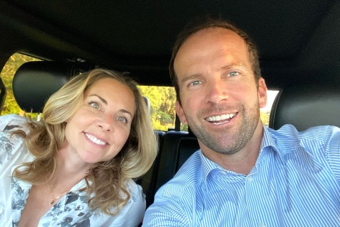 Lucas Black mit seiner Frau Maggie 