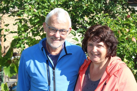 Fritz Perren, 63 Jahre alt, wohnt in St. Stephan mit Frau Edith