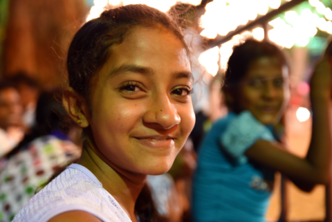 Mädchen aus Sri Lanka