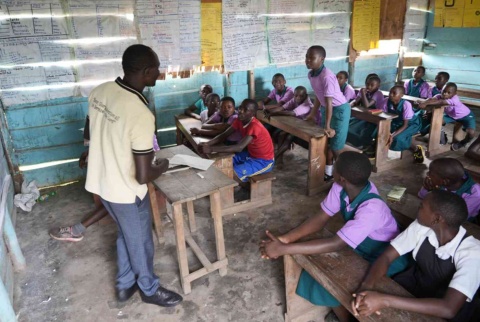 Eine Schule in Uganda