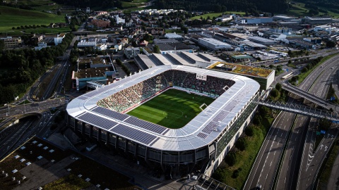 Der kybun-Park com FC St. Gallen