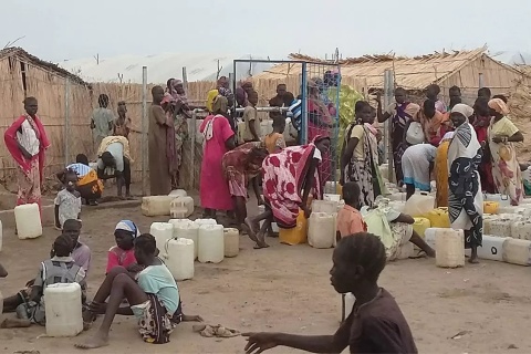 Ein Flüchtlingslager im Süden von Sudan