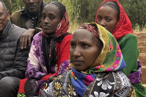 Menschen aus dem Borana-Stamm